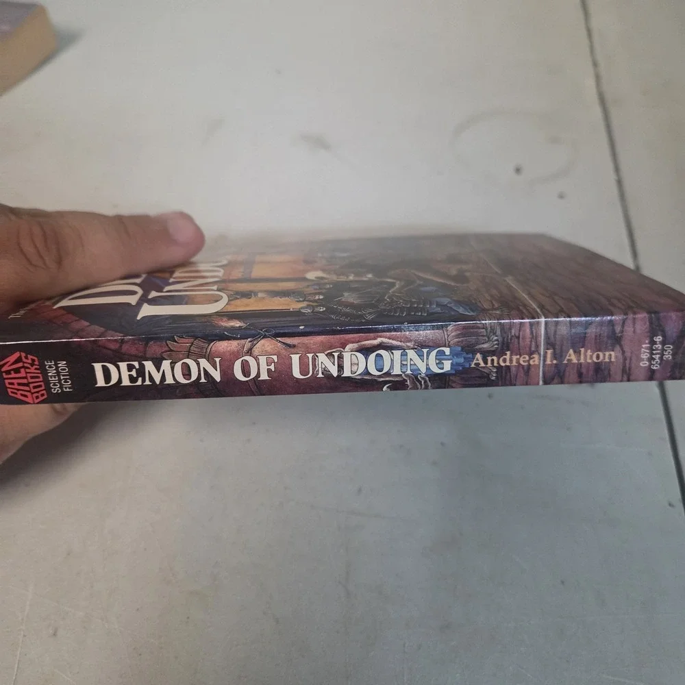 Demon of Undoing Andrea I. Alton 1988 PB 1st Edition Baen Books Fantasy Novel